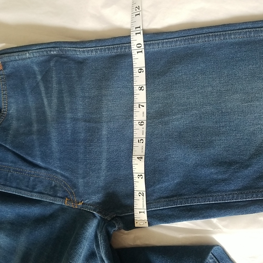RE/DONE 90's High Rise Loose Distressed Straight Leg Raw Hem Jeans Size … - Picture 9 of 9